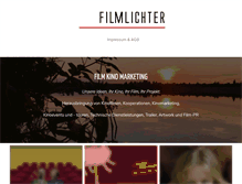 Tablet Screenshot of filmlichter.de